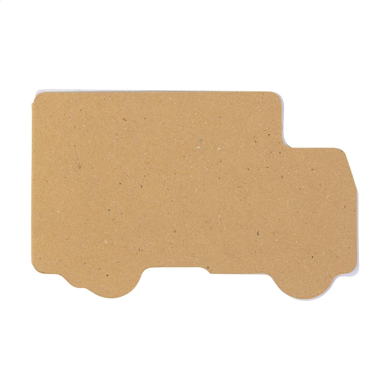 Notes cu file autoadezive personalizate CreaStick Truck Eco natural
