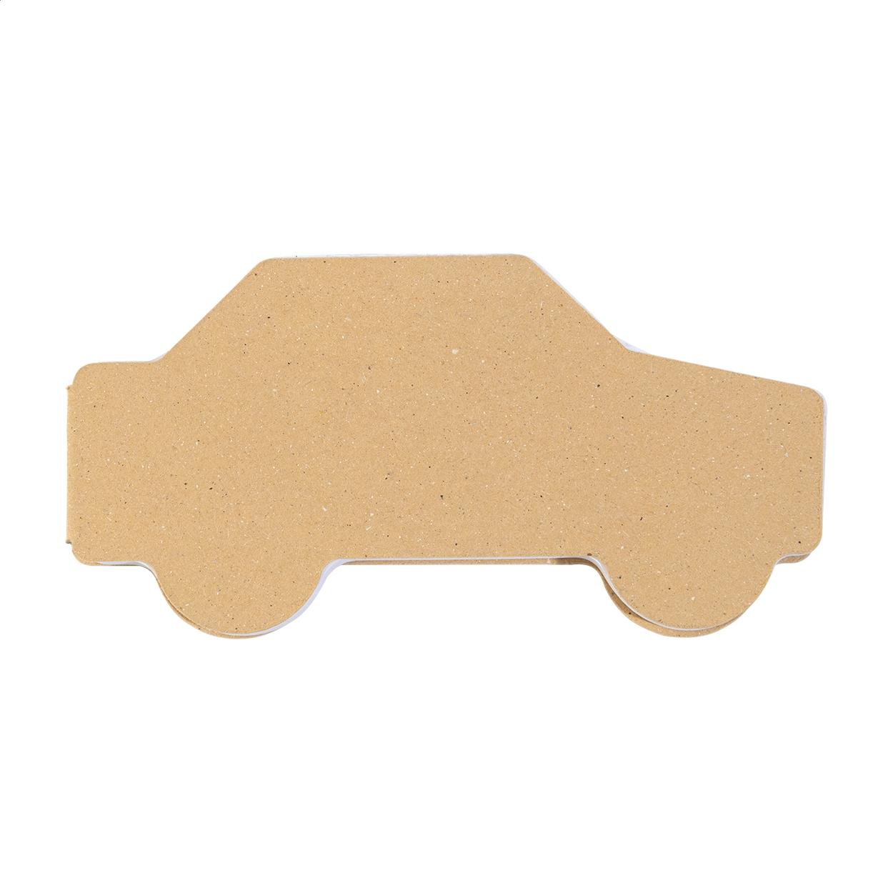 Notes cu file autoadezive personalizate CreaStick Car Eco natural