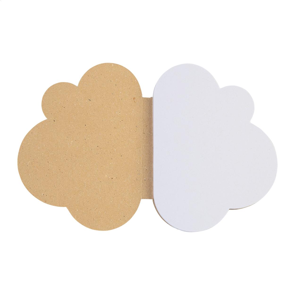 Notes cu file autoadezive personalizate CreaStick Cloud Eco natural