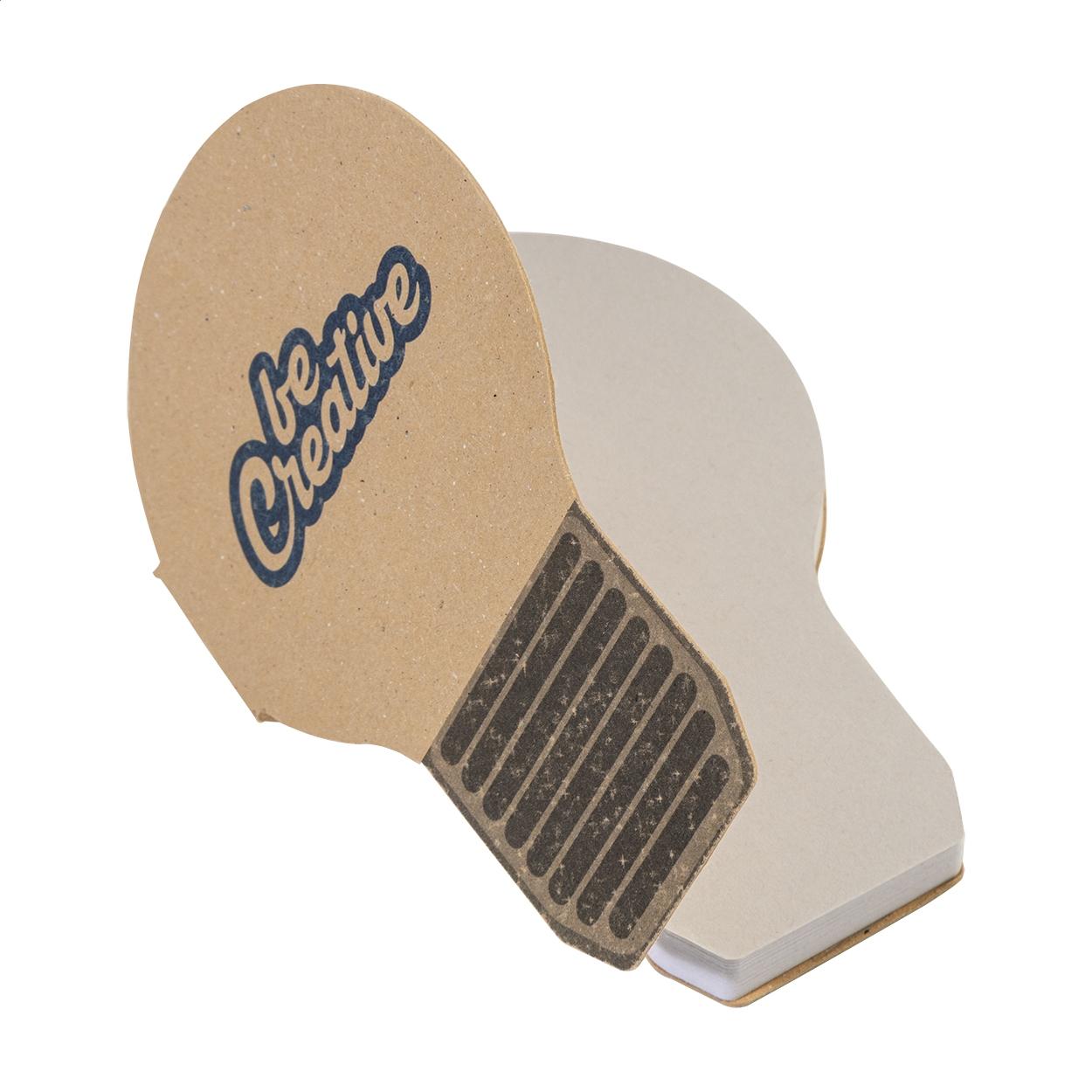 Notes cu file autoadezive personalizate CreaStick Bulb Eco