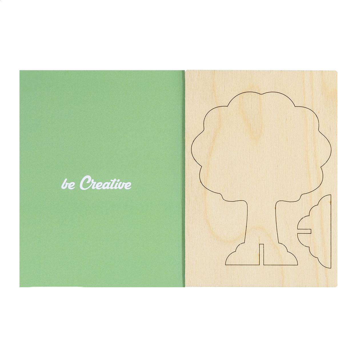 Carte poștală puzzle personalizată, casă SendCraft Alb