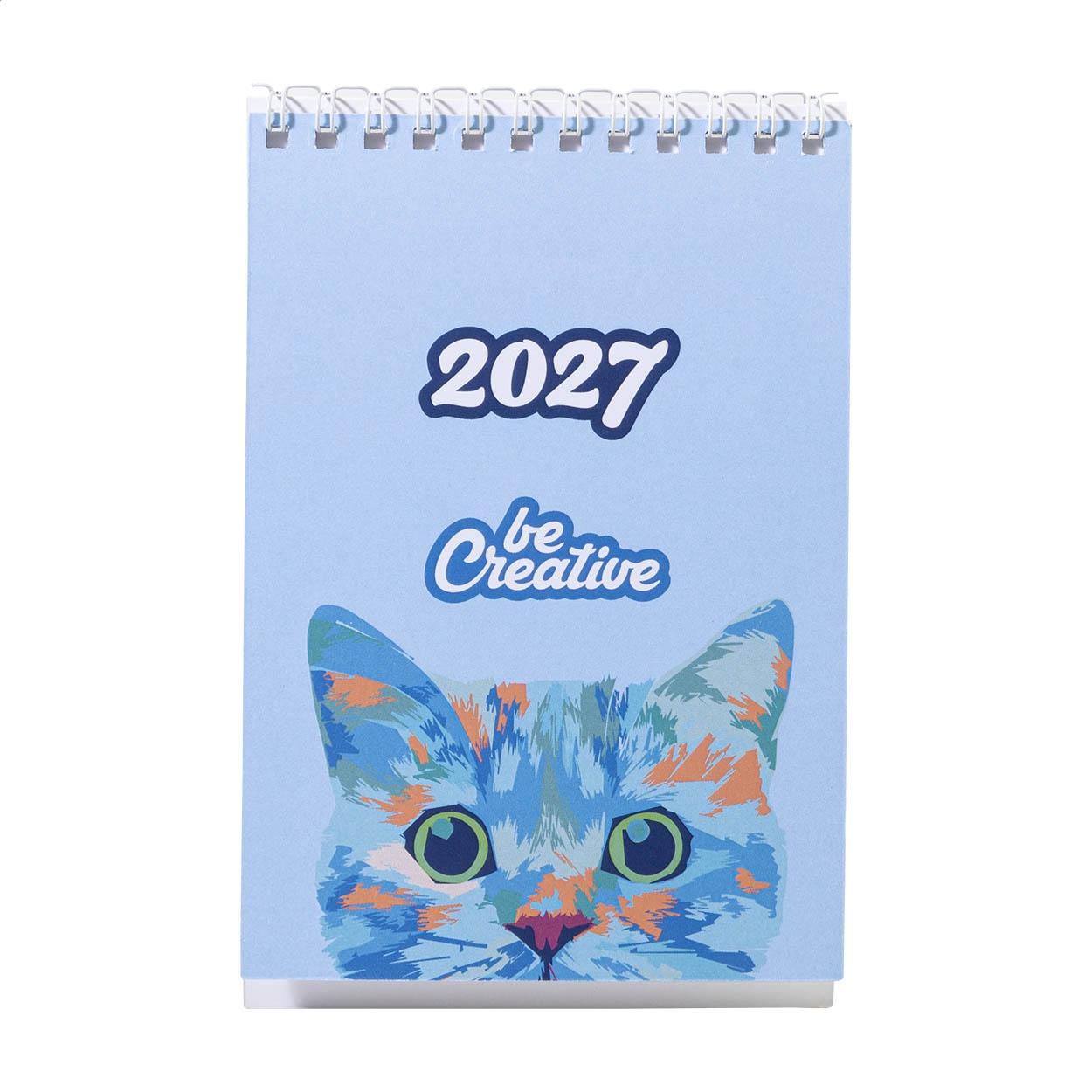 Calendar de birou personalizat CreaDate Desk Mini Alb
