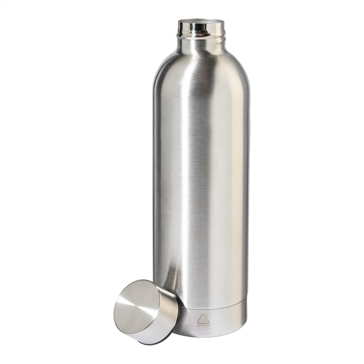 Sticlă XL din oțel inoxidabil reciclat Pumono XL Argintiu