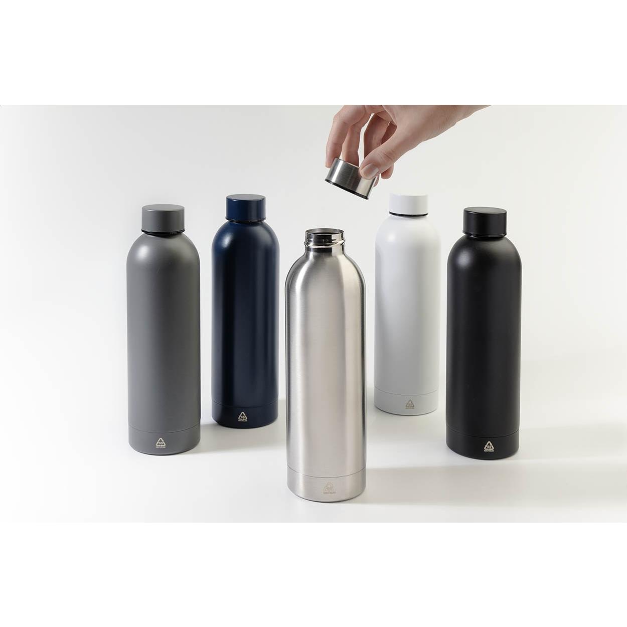 Sticlă XL din oțel inoxidabil reciclat Pumono XL Argintiu