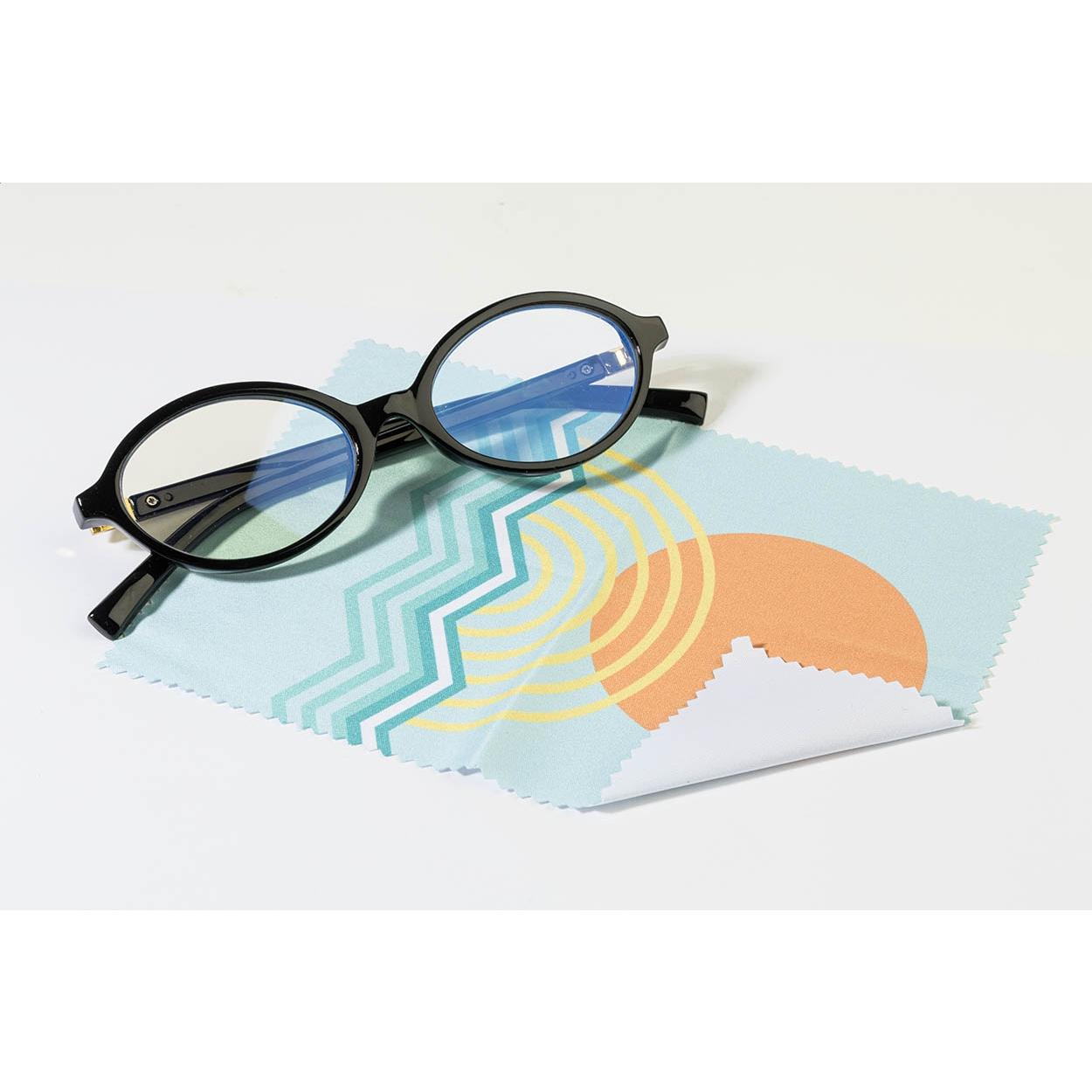 Lavetă personalizată pentru curățarea ochelarilor Dioptry Gift Alb
