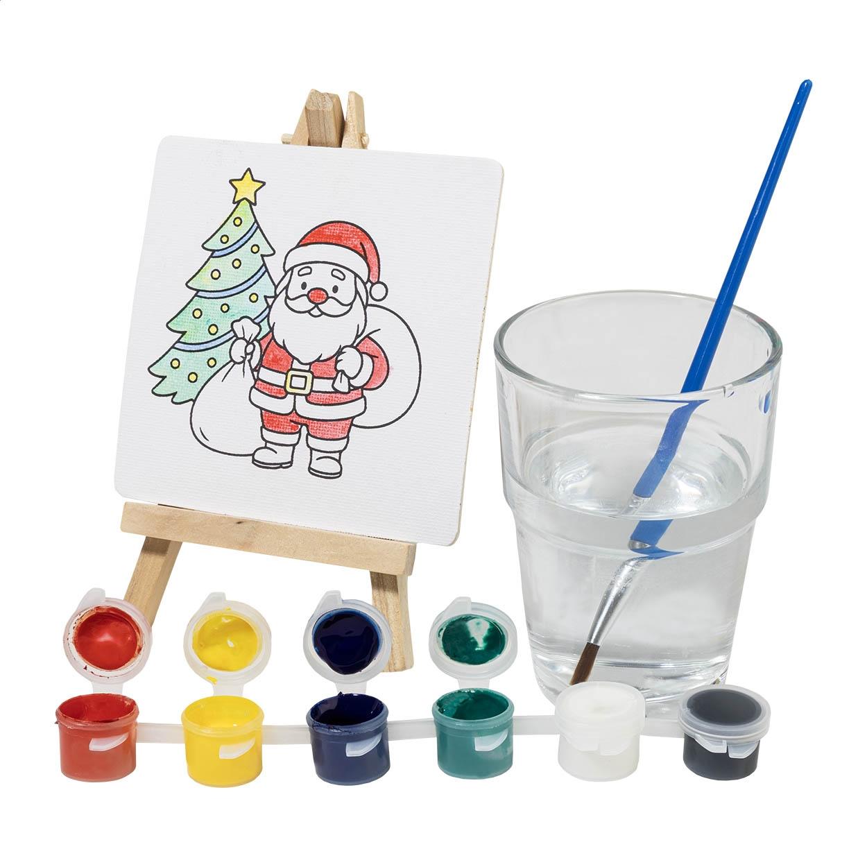 Set de pictură cu tematică de Crăciun Malajul natural multicolor