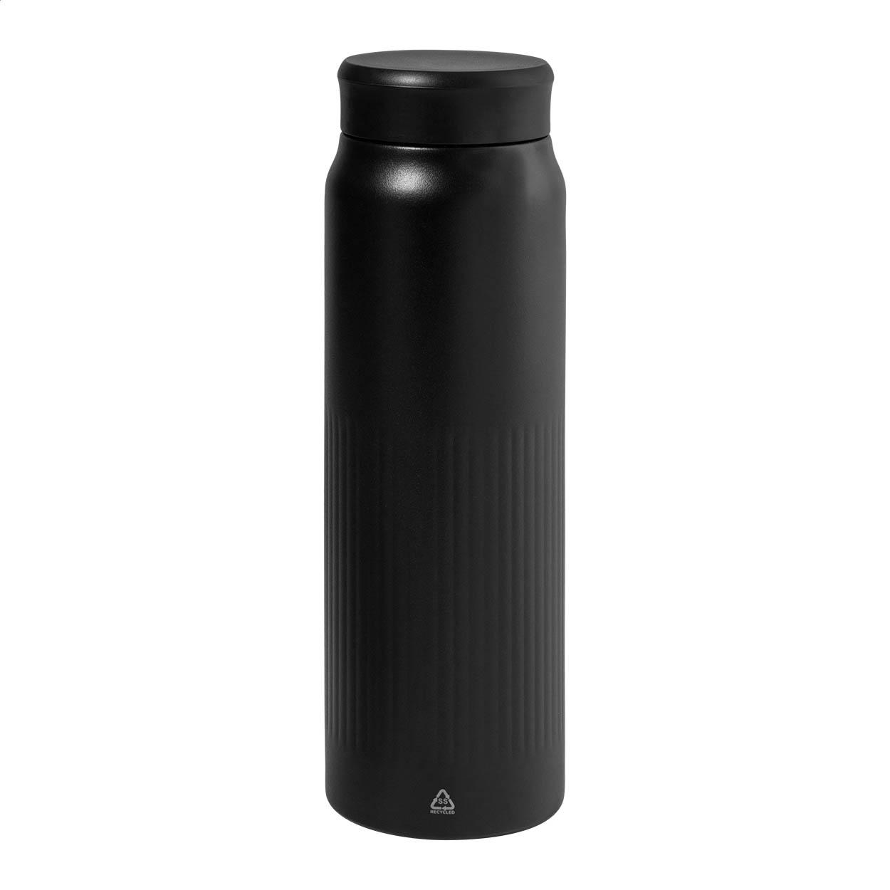 Termos din oțel inoxidabil reciclat Nuptse Negru