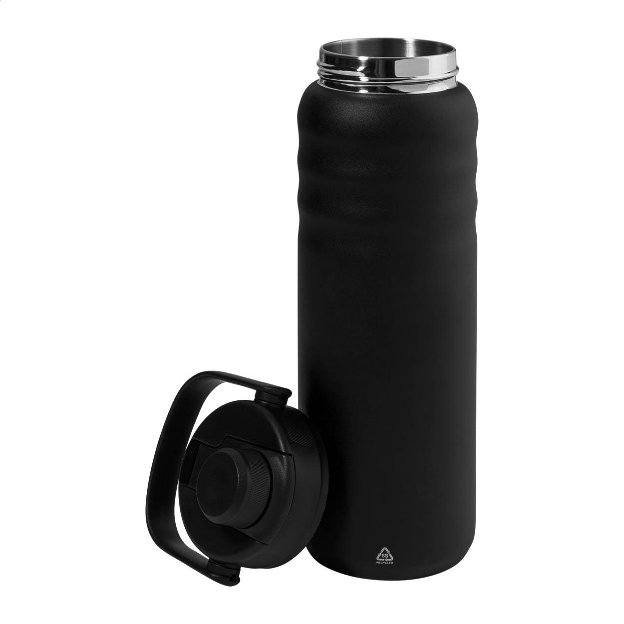 Termos din oțel inoxidabil reciclat Chamlang Negru