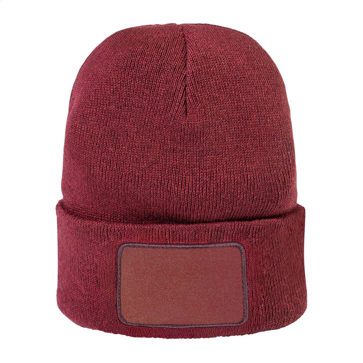 Căciulă de iarnă din RPET Patchie burgundy