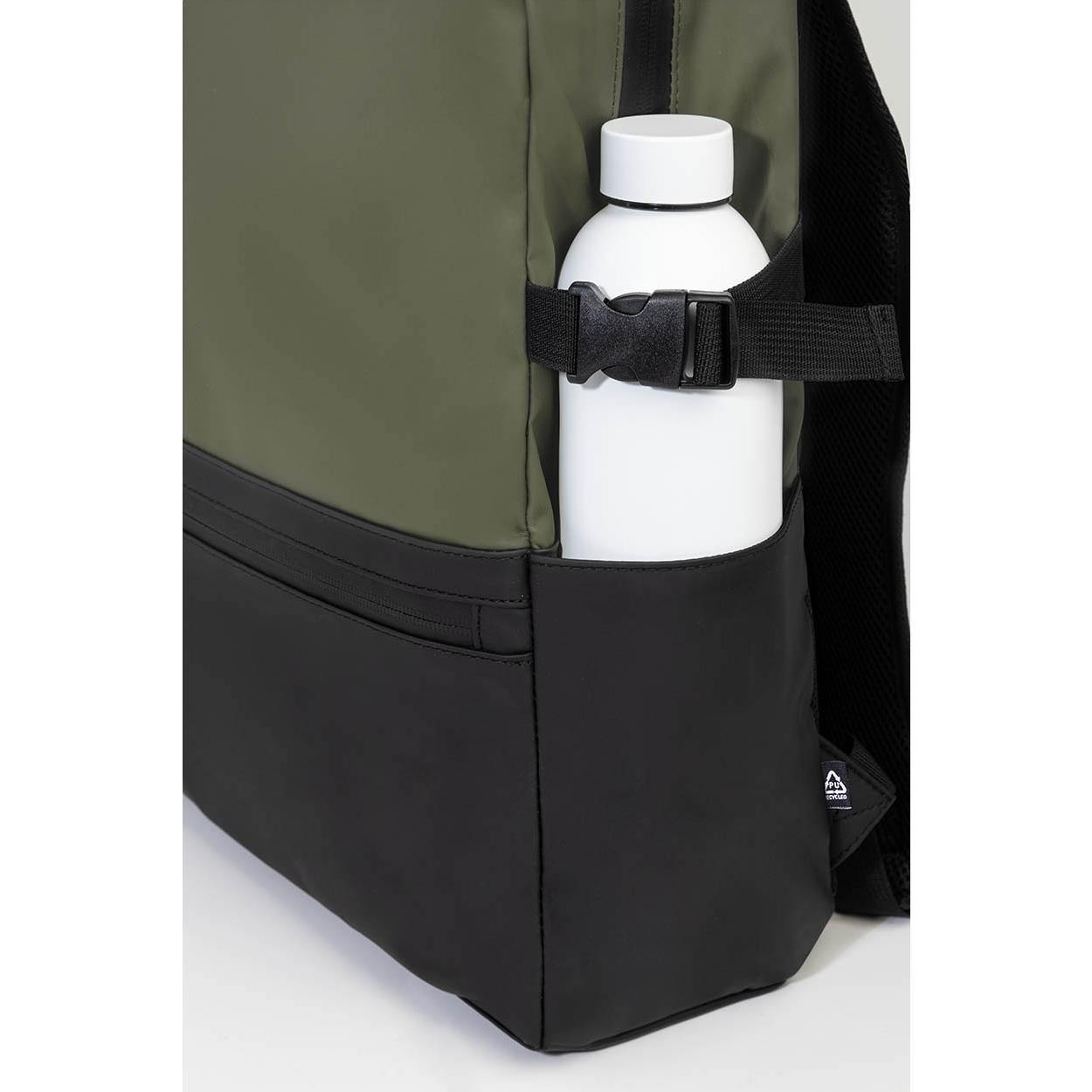 Rucsac din PU reciclat Boulton Verde