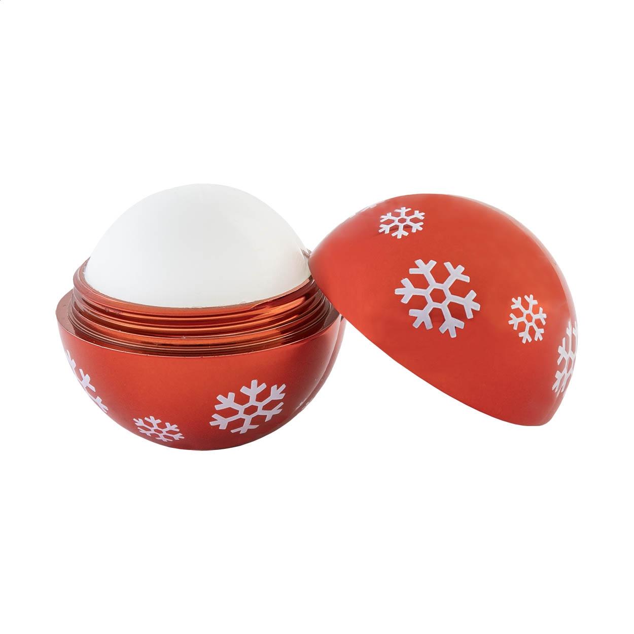 Balsam de buze cu motiv de Crăciun Lapplox Roșu