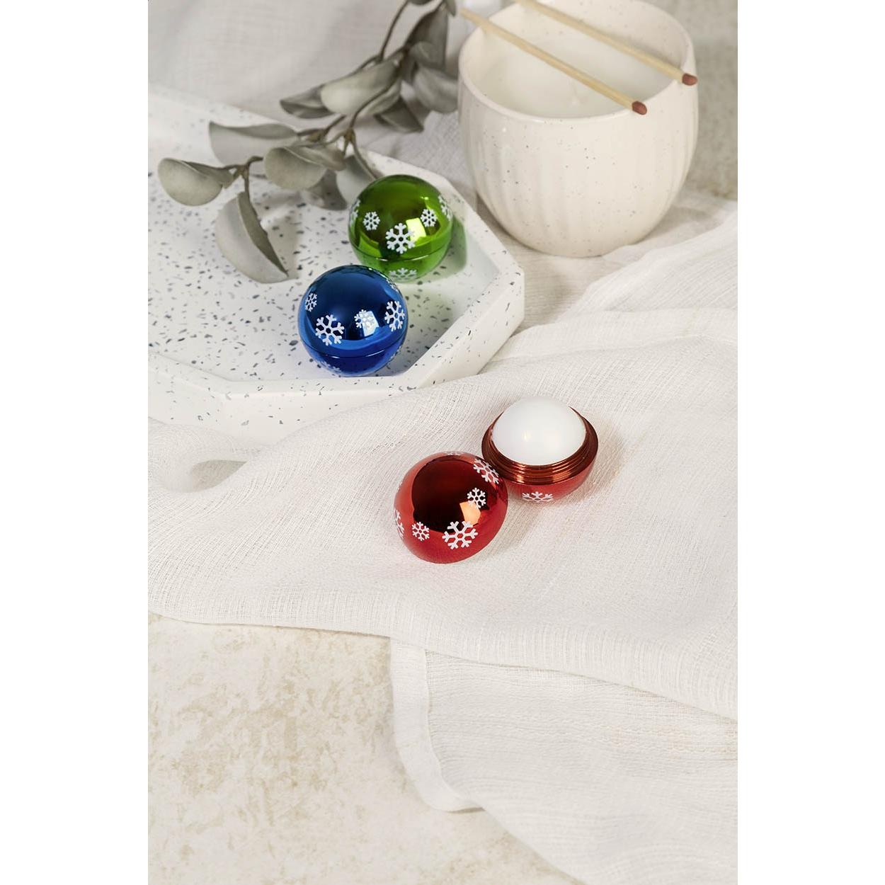 Balsam de buze cu motiv de Crăciun Lapplox Verde
