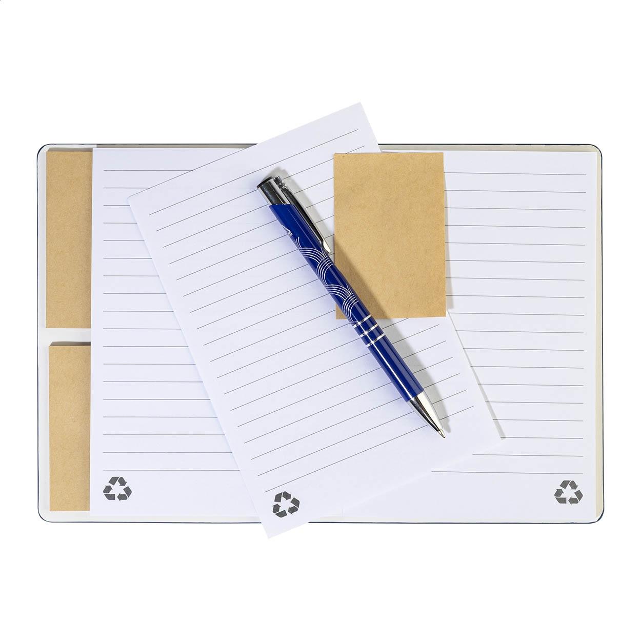 Carnet din PU reciclat Krappuk Albastru