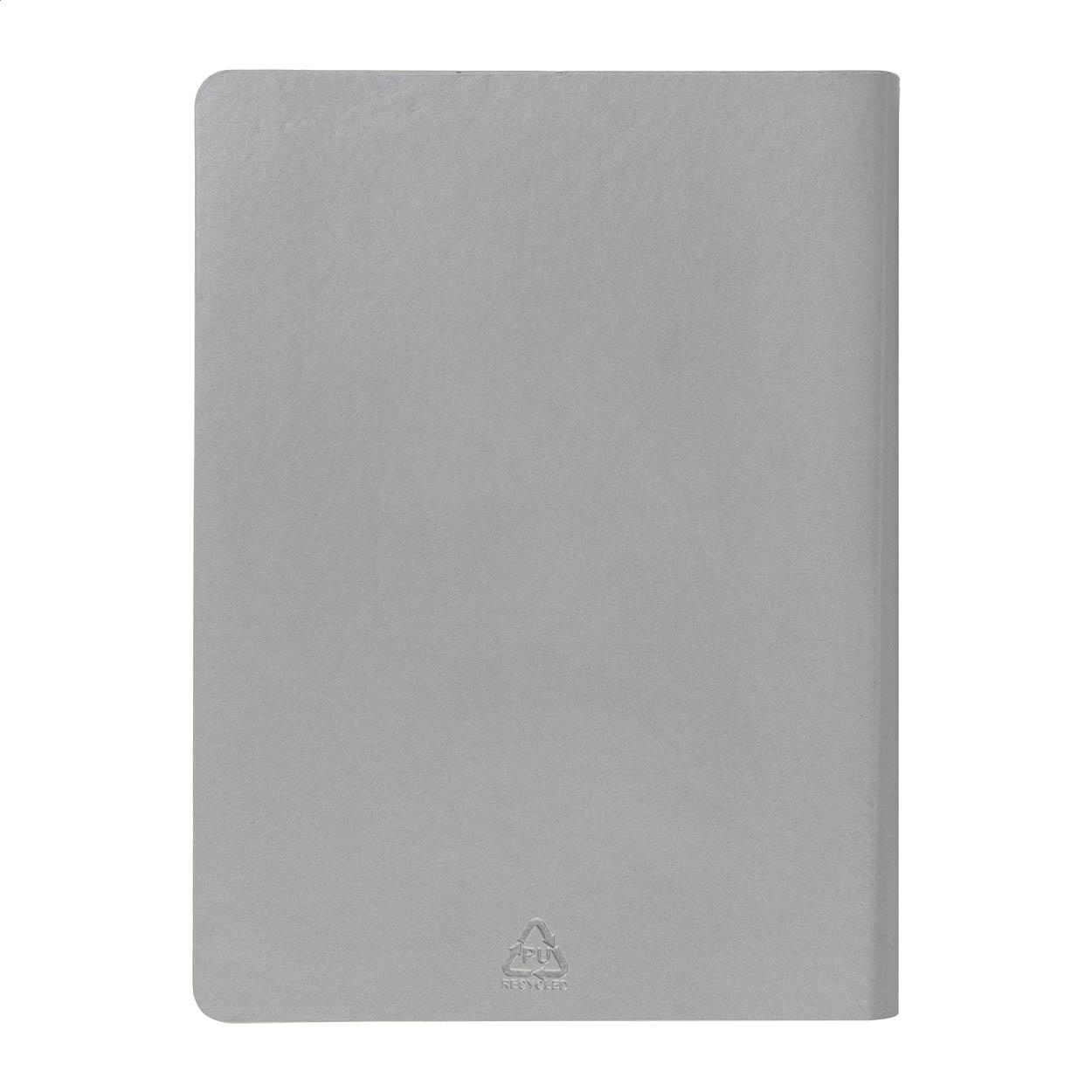 Carnet din PU reciclat Krappuk Argintiu