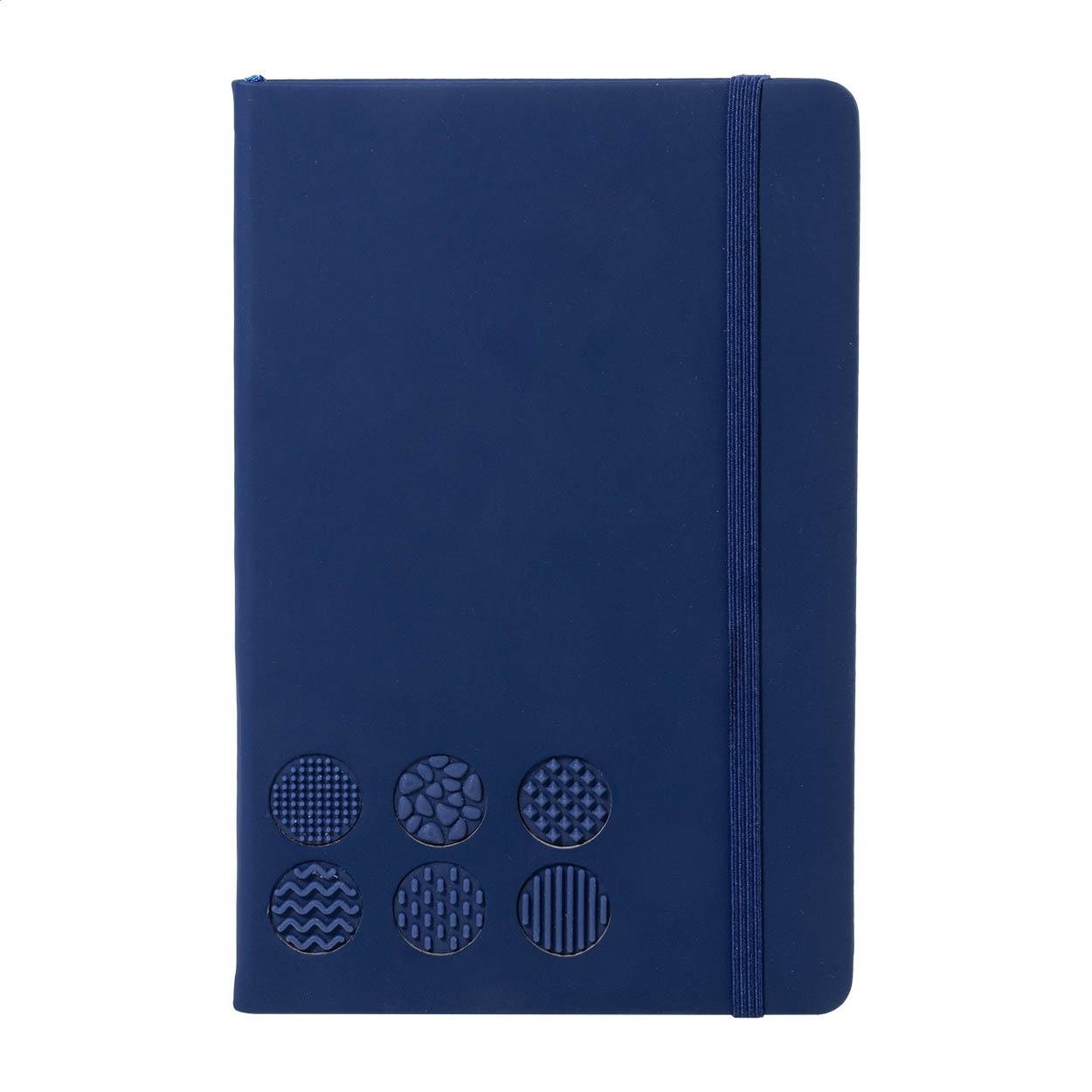 Carnet antistres din PU reciclat Senspuk Albastru