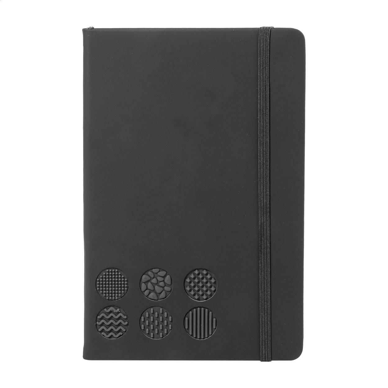 Carnet antistres din PU reciclat Senspuk gri