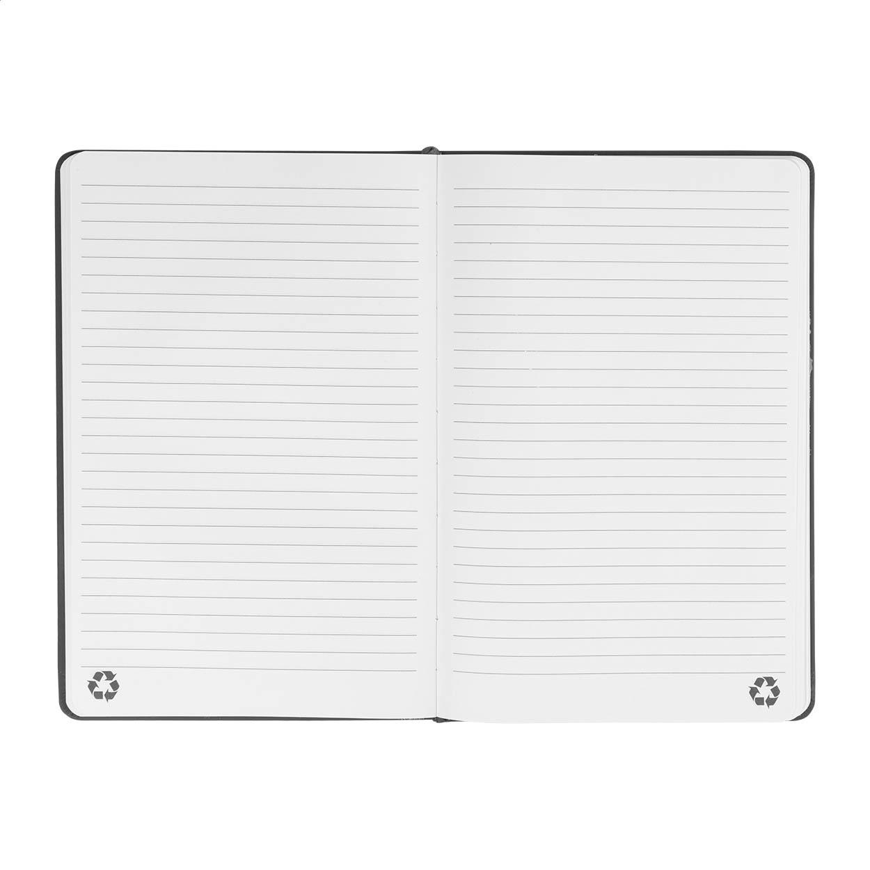 Carnet antistres din PU reciclat Senspuk gri
