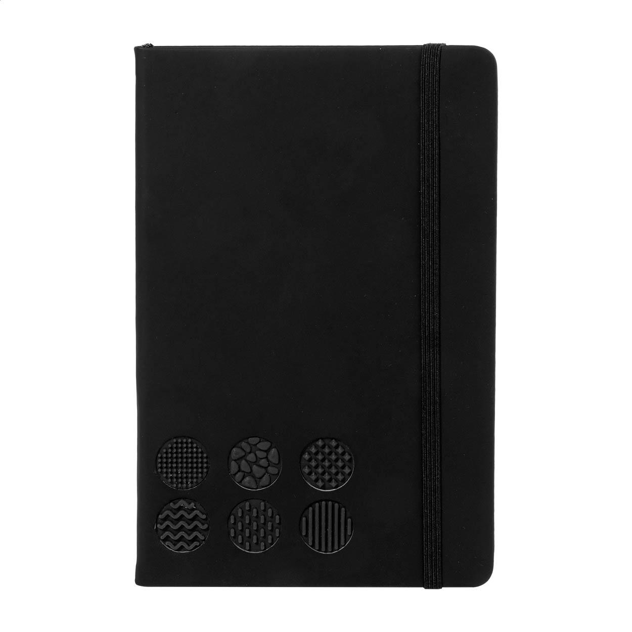 Carnet antistres din PU reciclat Senspuk Negru