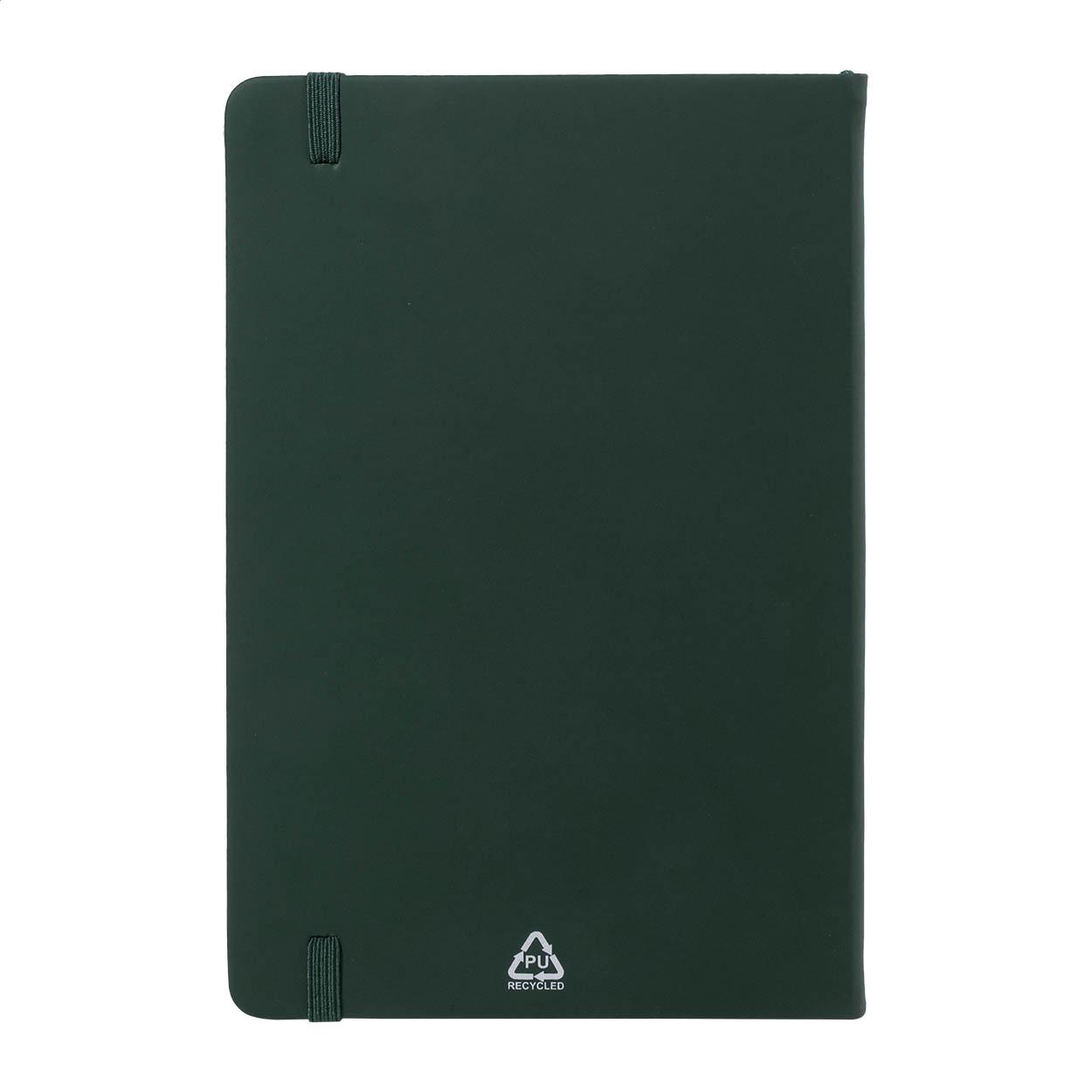 Carnet antistres din PU reciclat Senspuk Verde