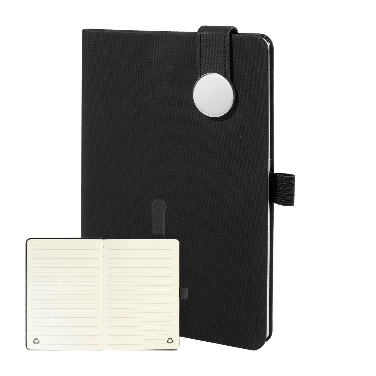 Carnet din PU reciclat Clappuk Negru