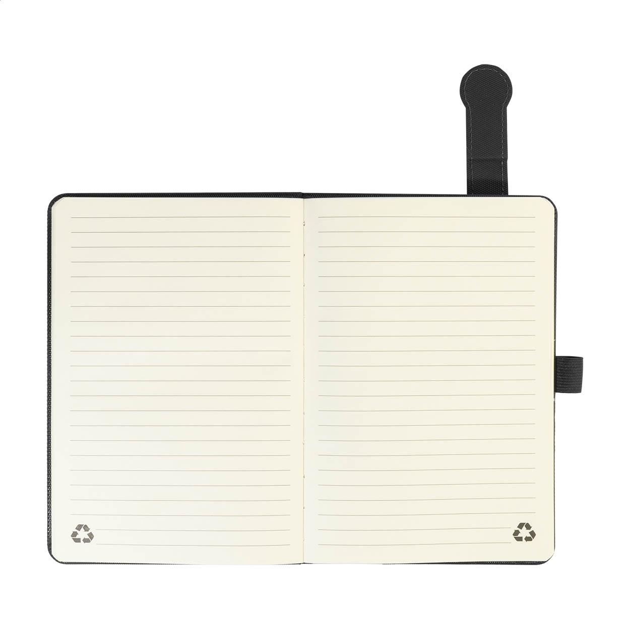 Carnet din PU reciclat Clappuk Negru