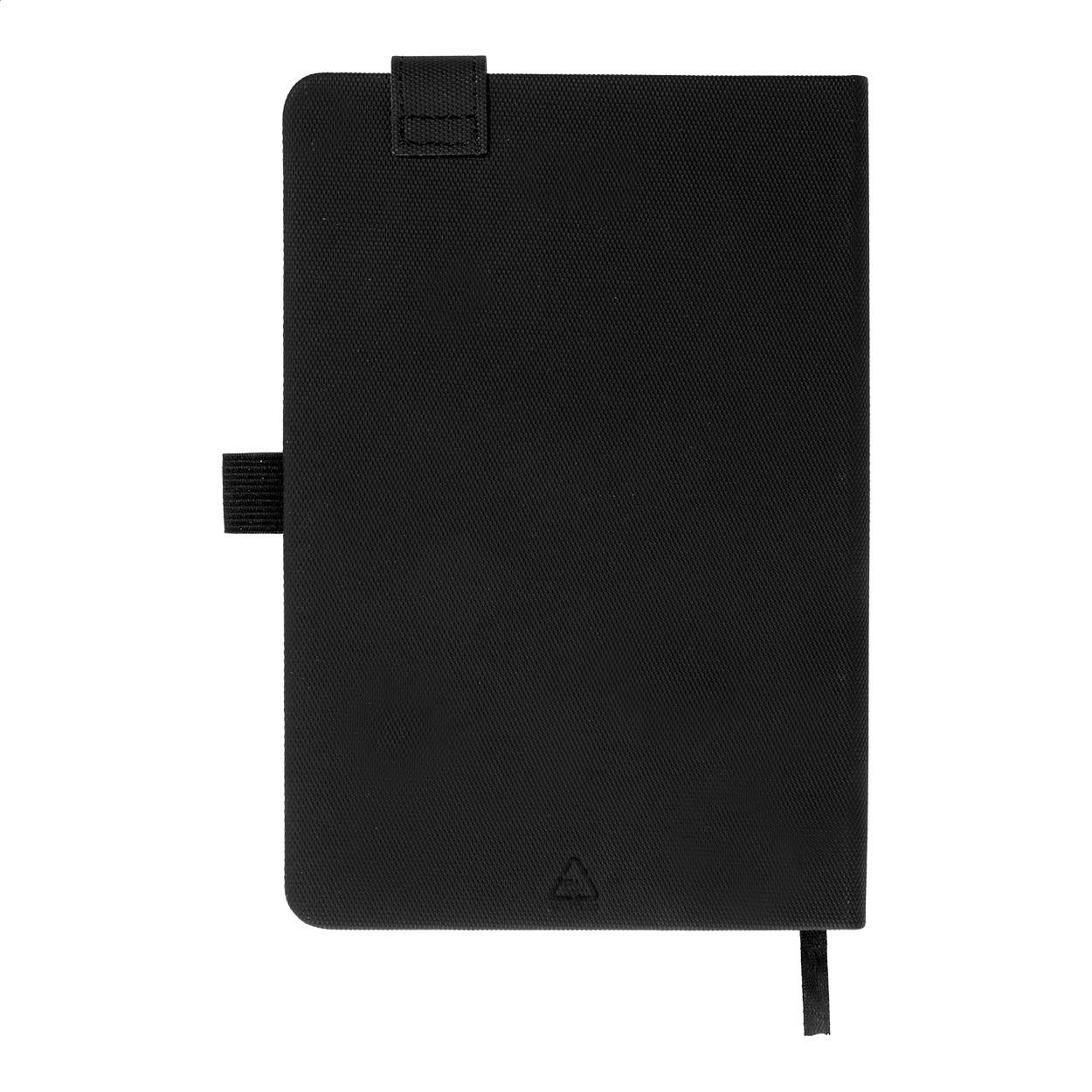 Carnet din PU reciclat Clappuk Negru