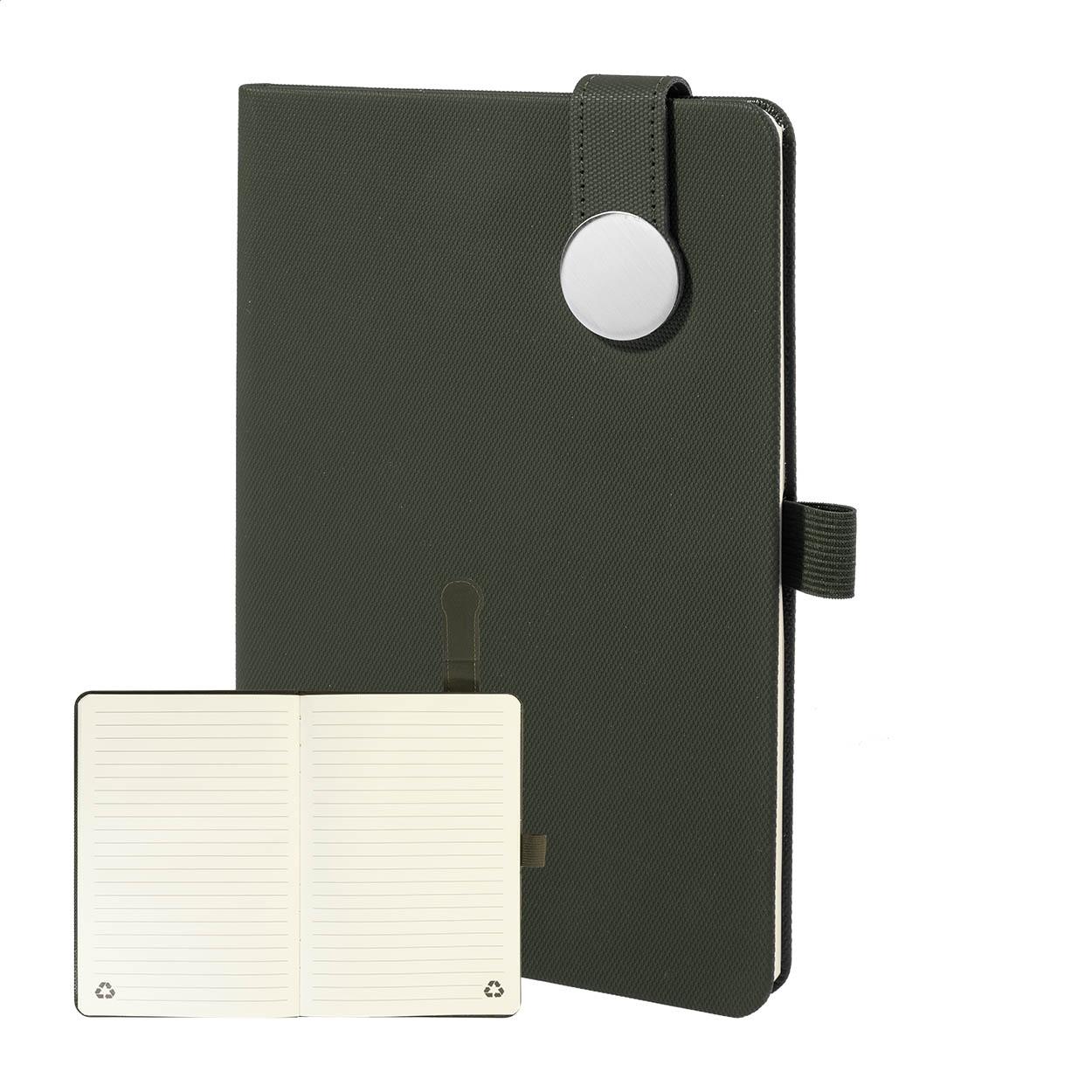 Carnet din PU reciclat Clappuk Verde