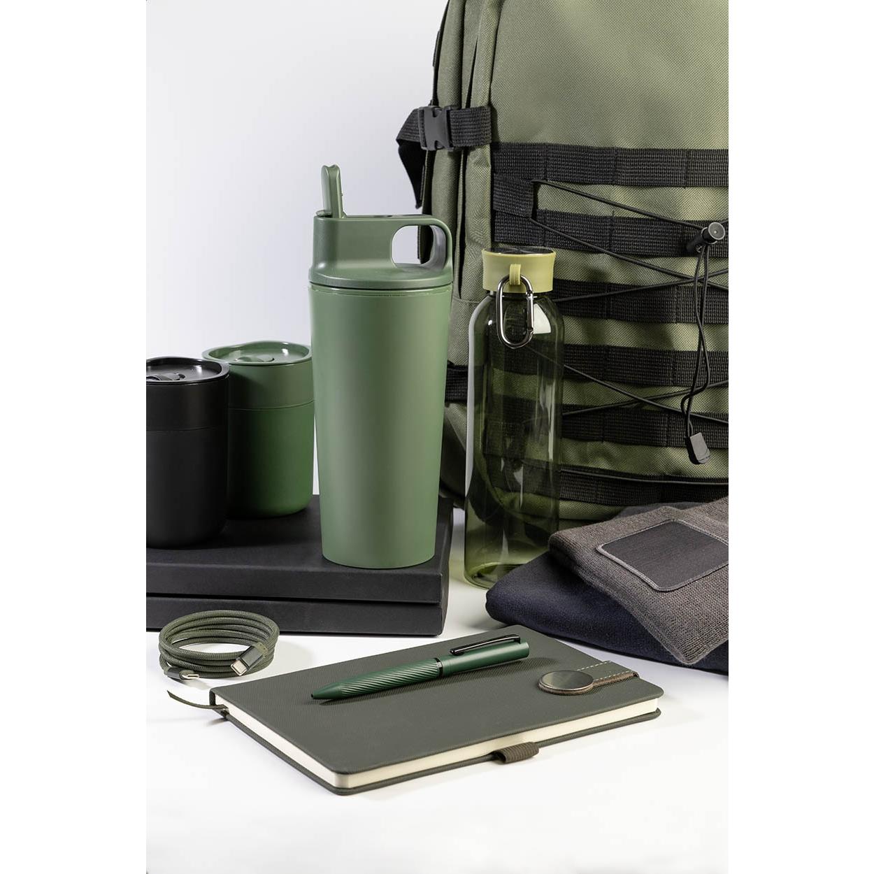 Carnet din PU reciclat Clappuk Verde