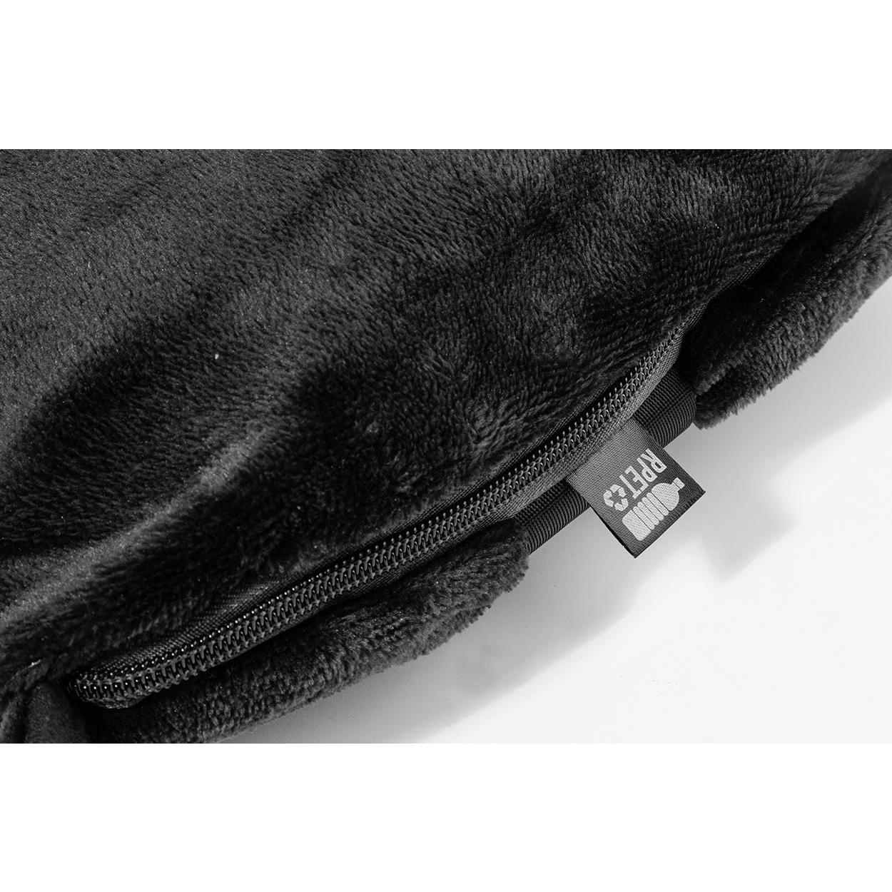 Set de călătorie 2 în 1 cu pătură și pernă Napwrap Negru
