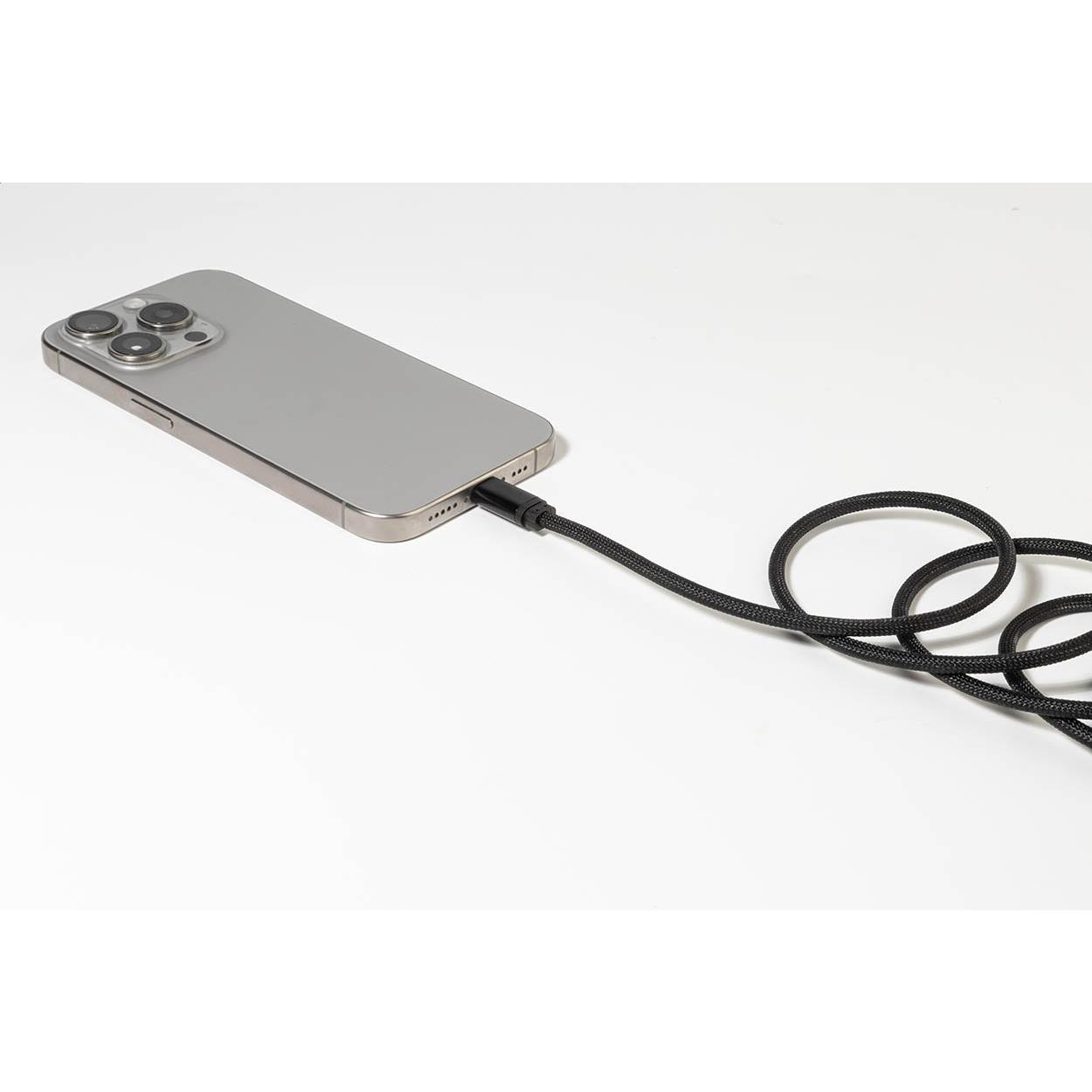 Cablu USB-C magnetic de 60 W Magsle Negru
