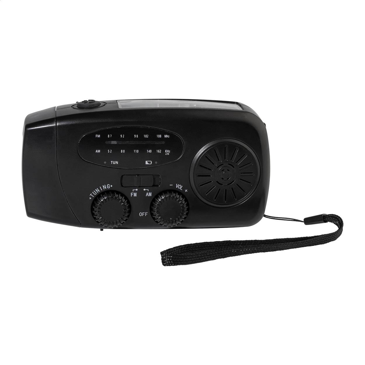 Radio multifuncțional pentru situații de urgență Beacon Negru