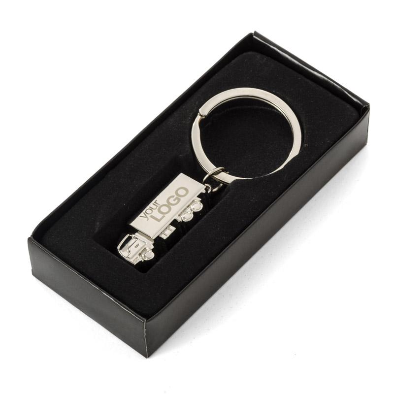 Breloc TIR 3D argintiu