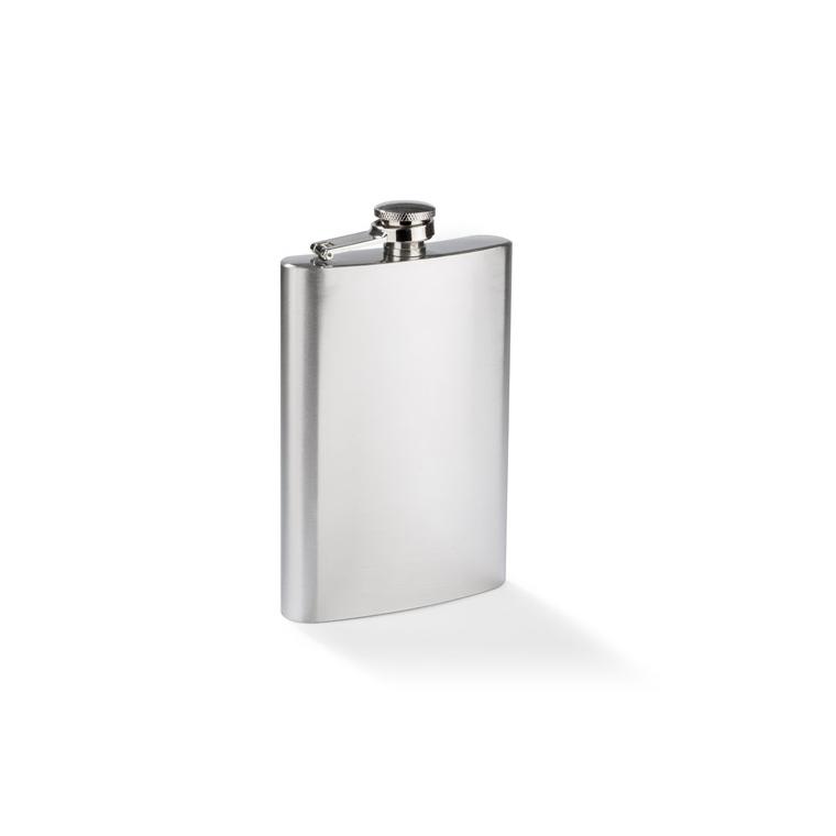 Sticlă de buzunar NEVIS 240 ml argintiu