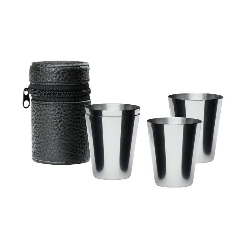 Set de pahare CHEERS 30 ml - 4 buc. argintiu