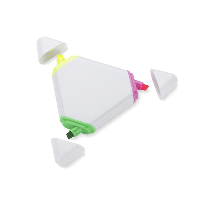 Evidențiator TRIANGUL alb