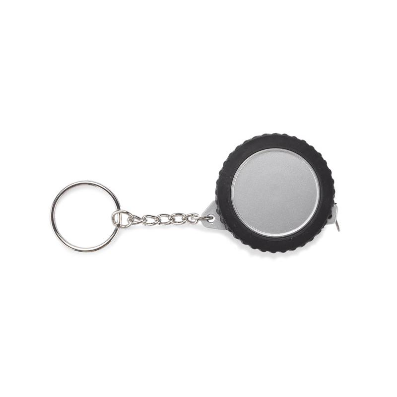 Breloc - ruletă de măsură TIRE 1 m argintiu