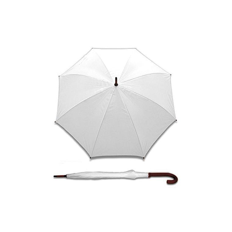 Umbrelă STICK alb