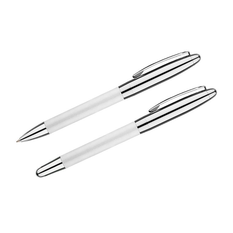 Set de scris ELEGANCE alb