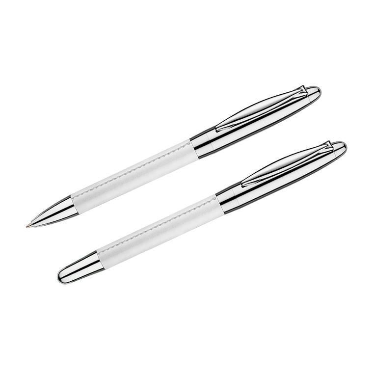 Set de scris ELEGANCE alb