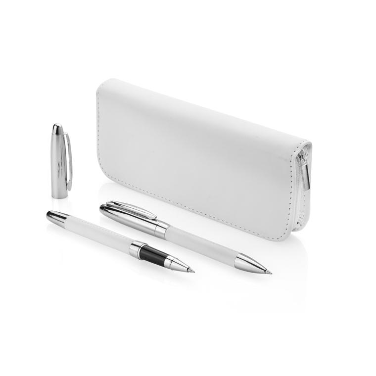 Set de scris ELEGANCE alb