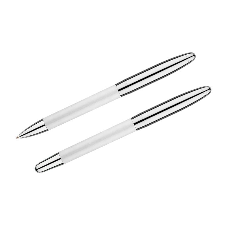 Set de scris ELEGANCE alb