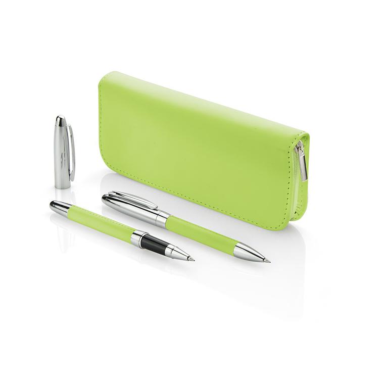 Set de scris ELEGANCE verde deschis