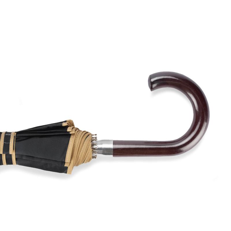 Umbrelă EVITA cu 16 nervuri negru