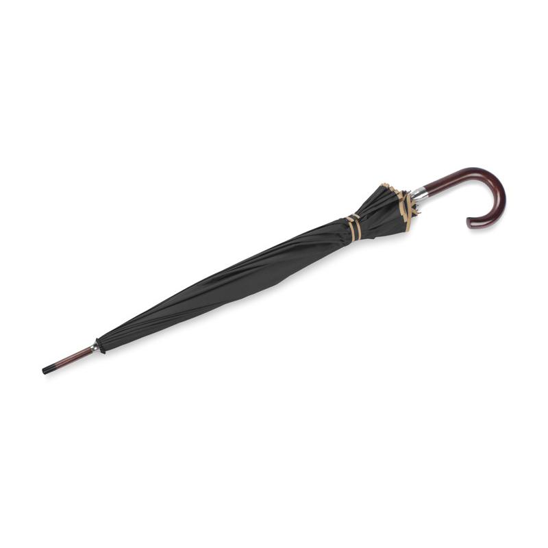 Umbrelă EVITA cu 16 nervuri negru