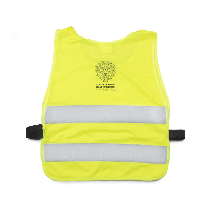 Vesta de siguranță reflectorizantă pentru copii KIDO galben