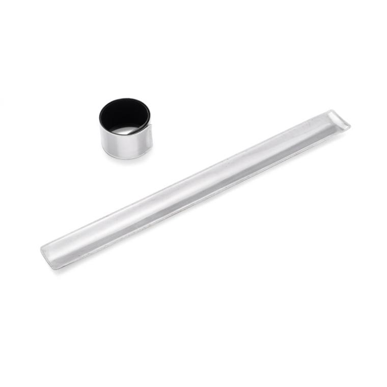 Brățara reflectorizantă BONDO Argintiu