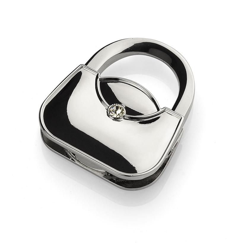 Agățător de genți LADY argintiu