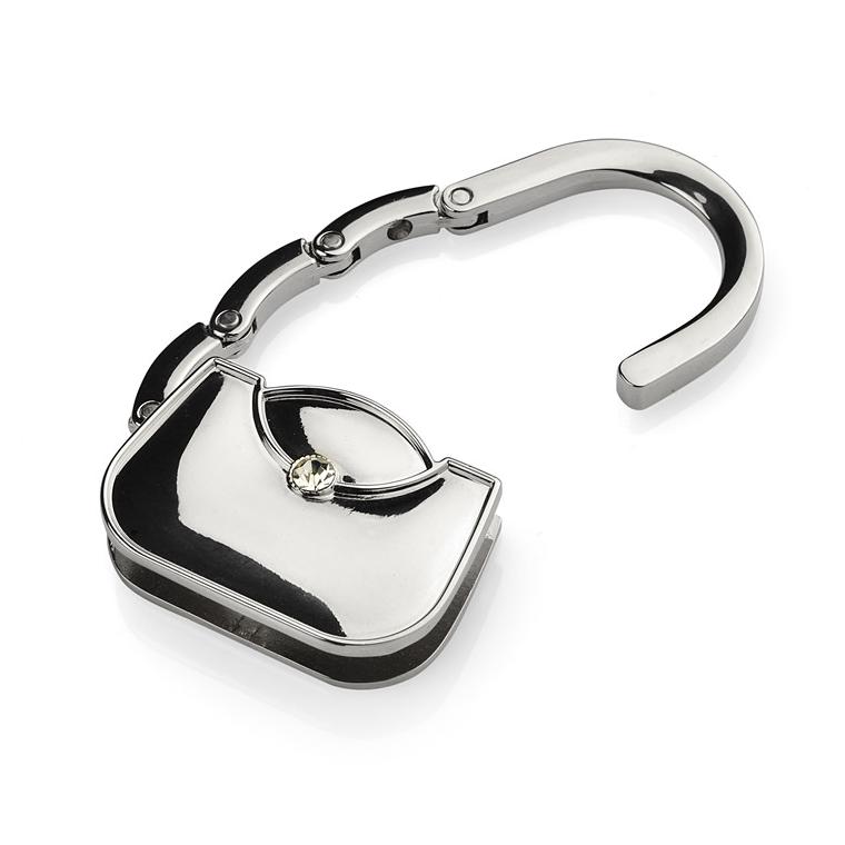 Agățător de genți LADY argintiu