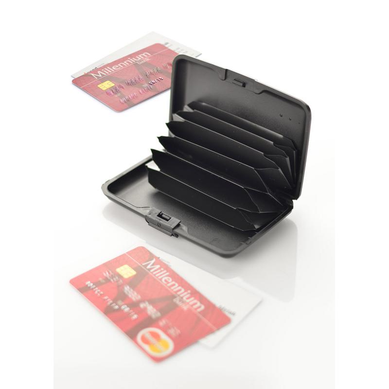 Suport pentru carduri de credit SECURE Negru