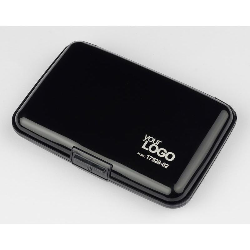 Suport pentru carduri de credit SECURE negru